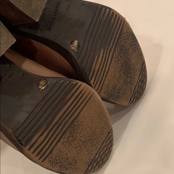 Lucky Brand Soft Brown Leather Ankle Boot Bootie - Picture 8 of 16